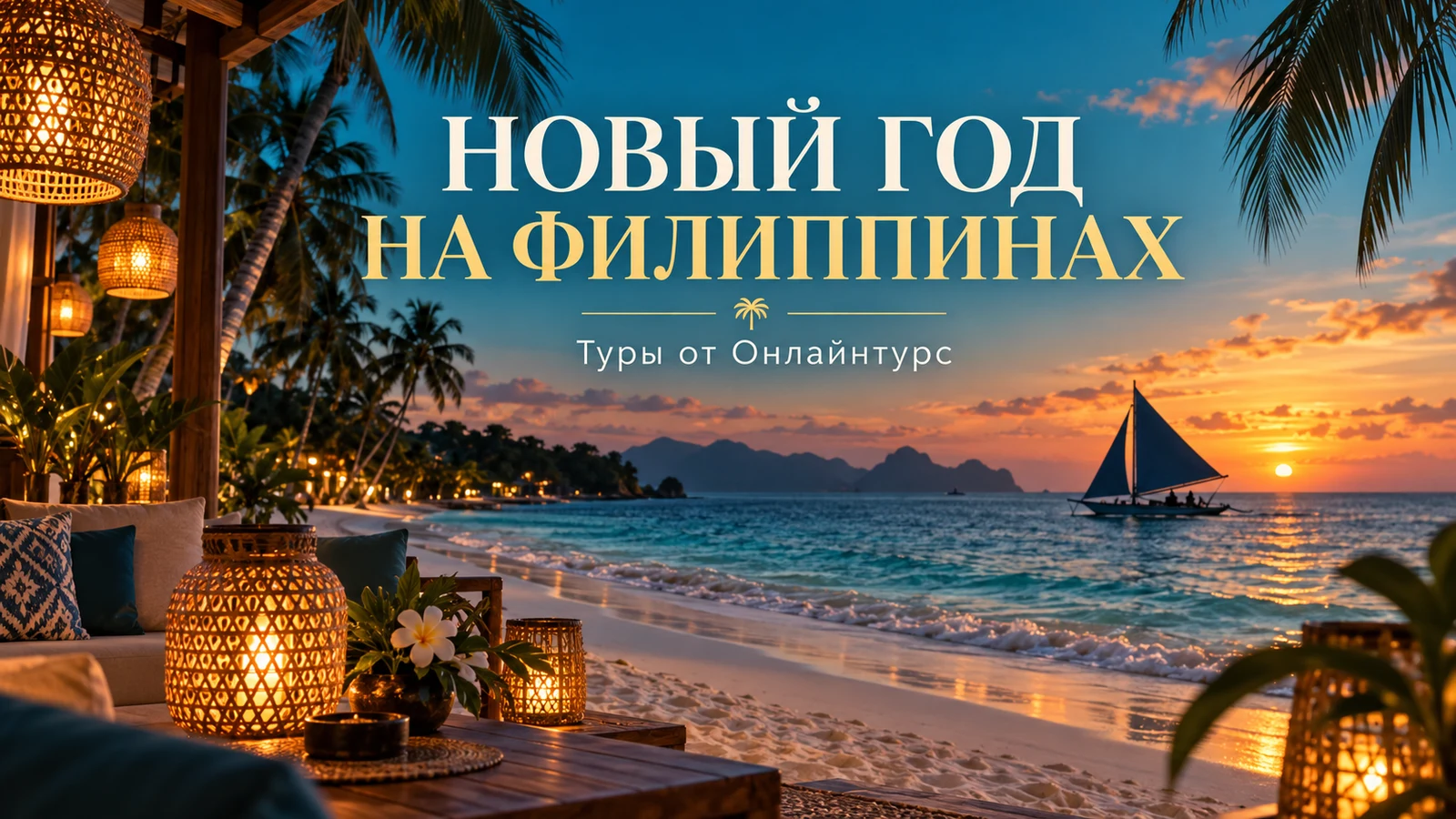 НОВЫЙ ГОД НА ФИЛИППИНАХ — праздничная иллюстрация