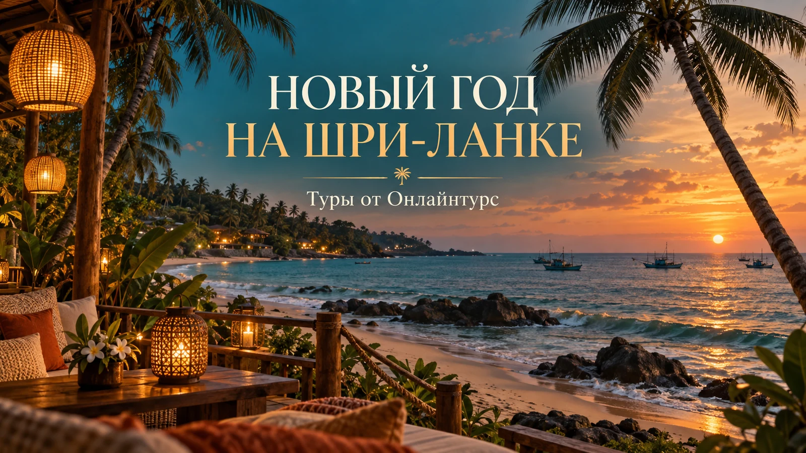 НОВЫЙ ГОД НА ШРИ-ЛАНКЕ — праздничная иллюстрация