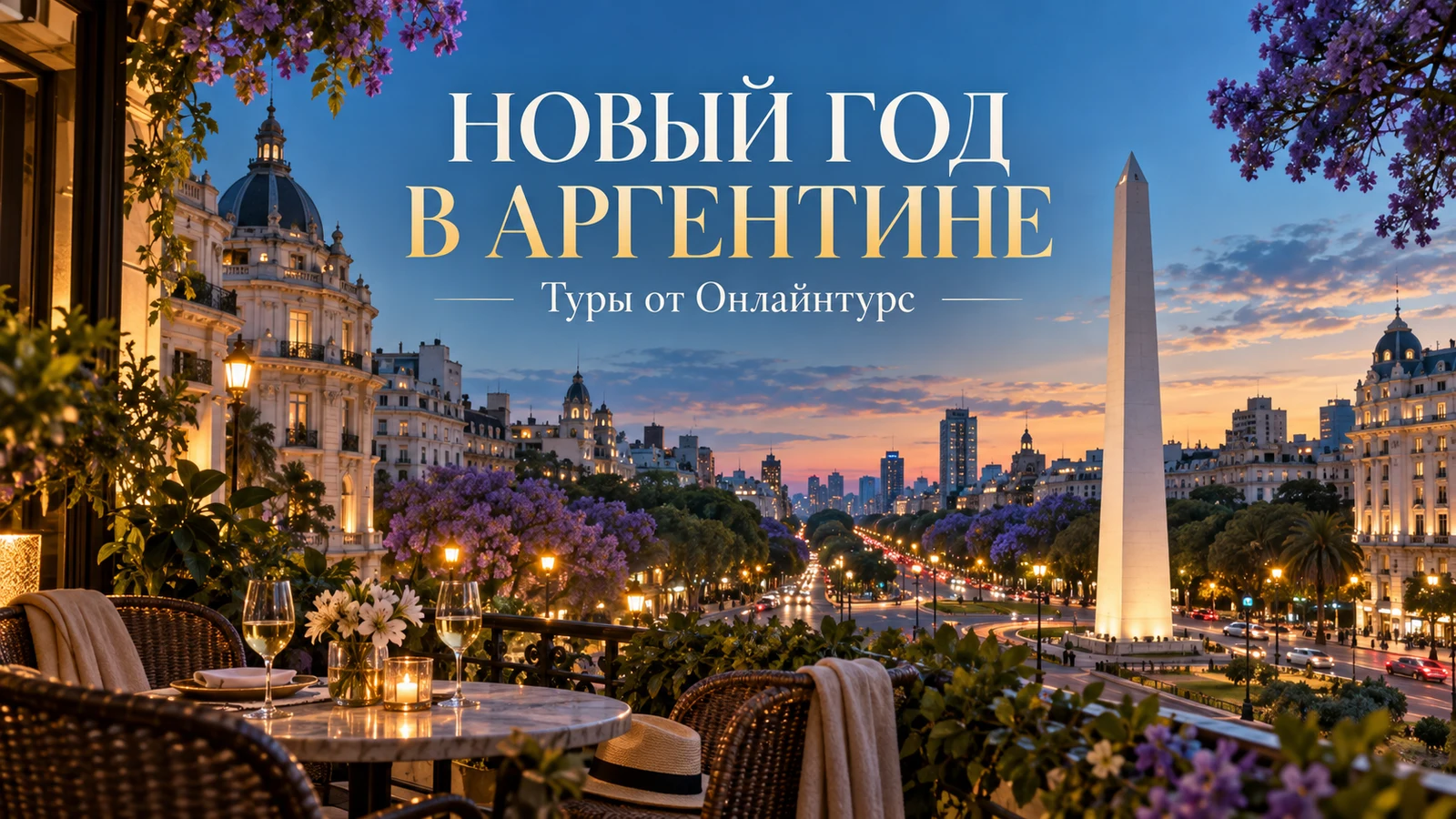 НОВЫЙ ГОД В АРГЕНТИНЕ — праздничная иллюстрация