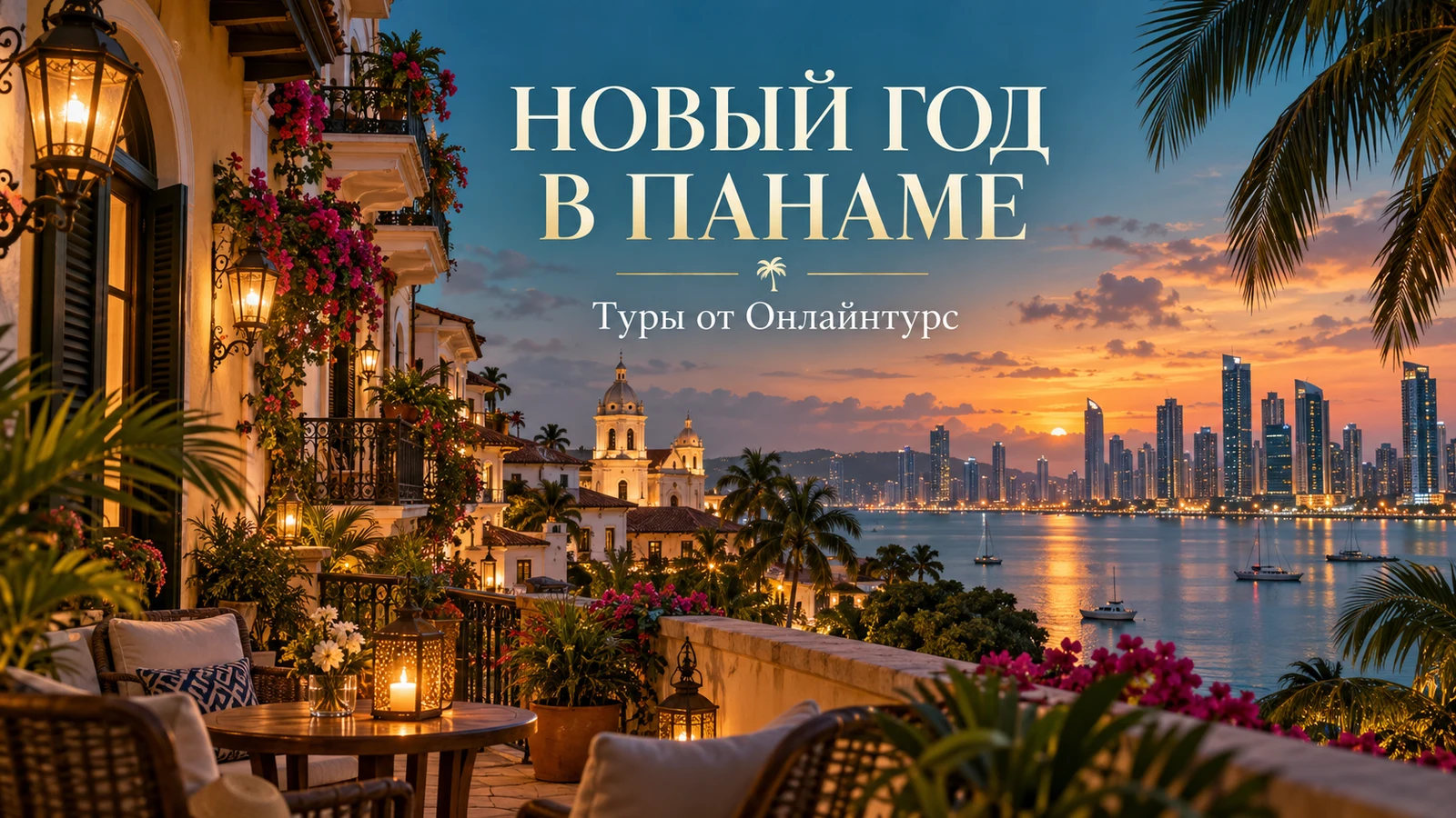 НОВЫЙ ГОД В ПАНАМЕ — праздничная иллюстрация