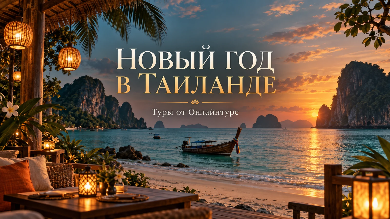 НОВЫЙ ГОД В ТАИЛАНДЕ — праздничная иллюстрация