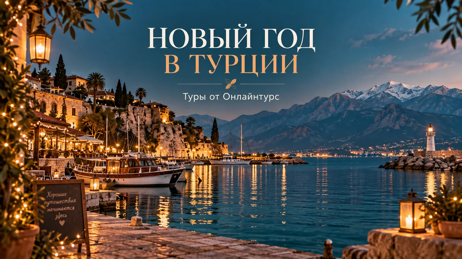 НОВЫЙ ГОД В ТУРЦИИ — праздничная иллюстрация